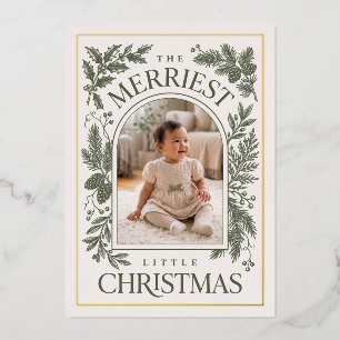 Merriest Little Christmas Vintage Botanical Green