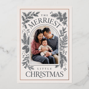 Merriest Little Christmas Vintage Botanical - Grey