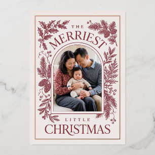 Merriest Little Christmas Vintage Botanical - Red