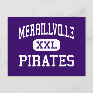 Merrillville - Pirates - High - Merrillville Postcard