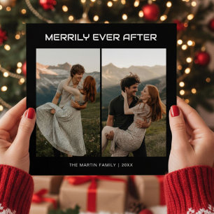 Merrily Ever After Cosy Holiday Couple Card