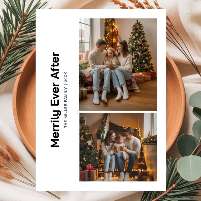 Merrily Ever After Family Christmas Card (Creator Uploaded)