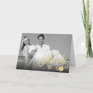 Merrily Ever After First Christmas Holiday Card