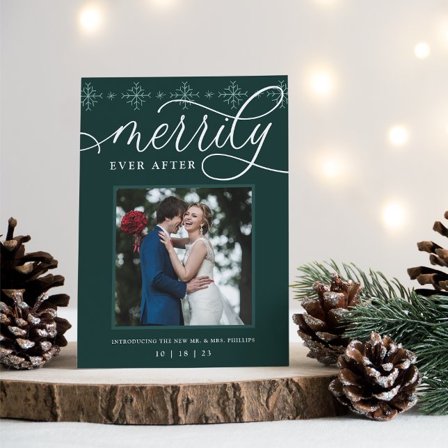 Merrily Ever After | Holiday Wedding Announcement (Creator Uploaded)