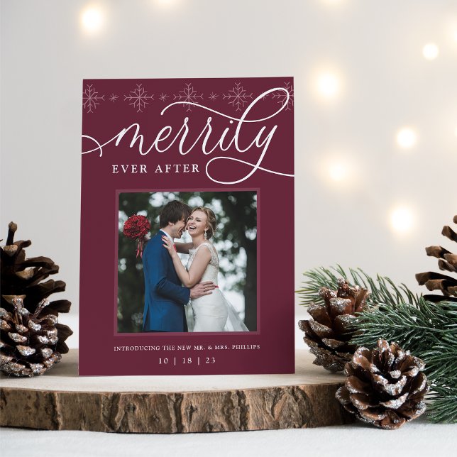Merrily Ever After | Holiday Wedding Announcement (Creator Uploaded)