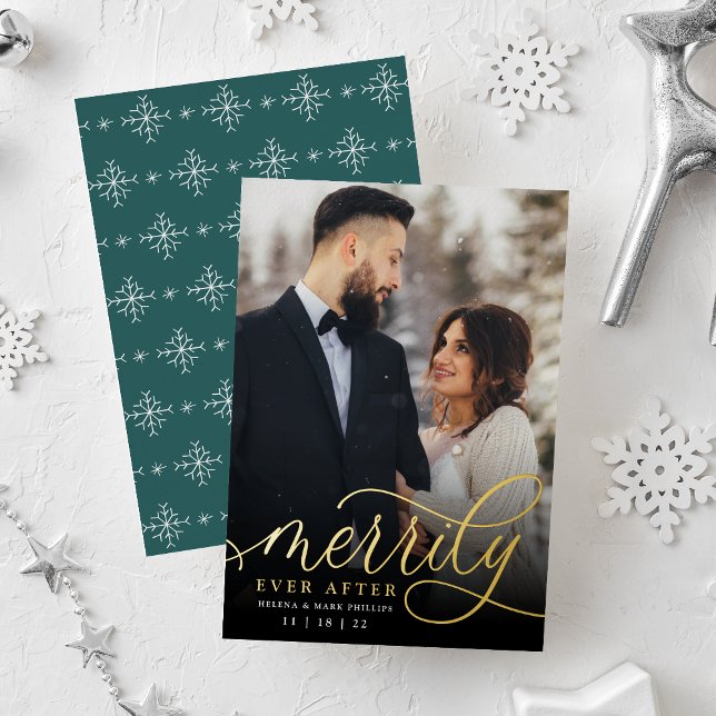 Merrily Ever After | Holiday Wedding Announcement (Creator Uploaded)