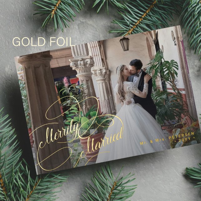 Merrily Married newlyweds photo Christmas (Creator Uploaded)