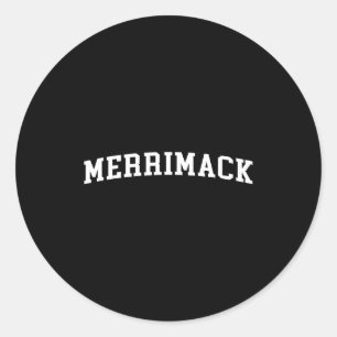 Merrimack  classic round sticker