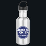 Merrimack River New Hampshire Kayak 532 Ml Water Bottle<br><div class="desc">The Merrimack River begins in central New Hampshire and winds 115 miles south to the Atlantic Ocean in Newburyport,  Massachusetts and has tons of kayaking and paddling opportunities.</div>
