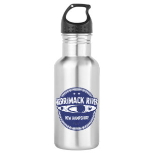 Merrimack River New Hampshire Kayak 532 Ml Water Bottle