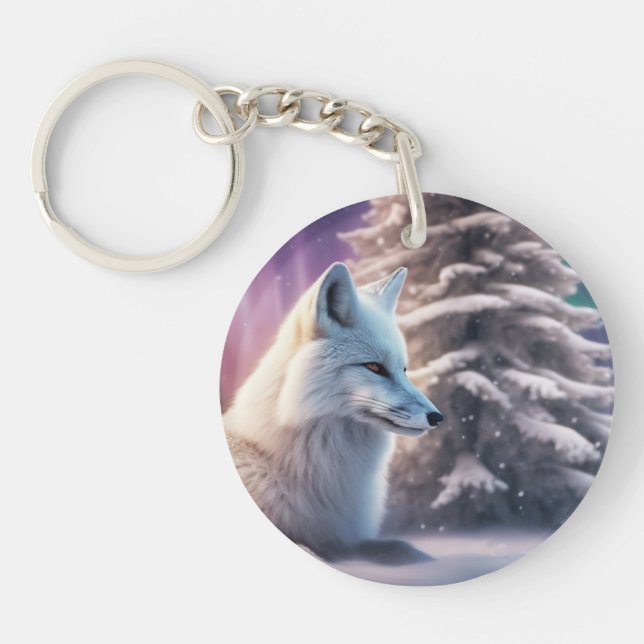 Merriment Fox Key Ring (Front)