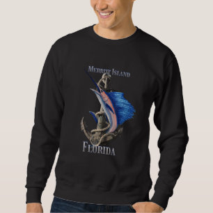 Merritt Island Florida Swordfish Marlin Ocean Fish Sweatshirt