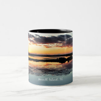 Merritt Island, Florida Two-Tone Coffee Mug