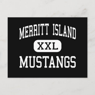 Merritt Island - Mustangs - High - Merritt Island Postcard