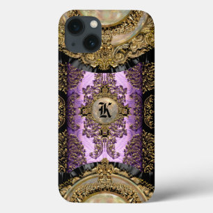 Merrityme Plum dance Beautiful Monogram Protection iPhone 13 Case