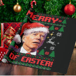 Merry 4th Of Easter Funny Joe Biden Christmas  Wrapping Paper<br><div class="desc">Merry 4th Of Easter Funny Joe Biden Christmas</div>