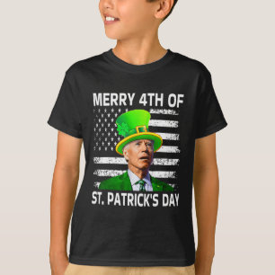 Merry 4th Of St. Patrick's Day Joe Biden St Patric T-Shirt