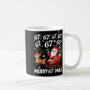 Merry 67-mas Funny Christmas Six Seven Holiday Hum Coffee Mug
