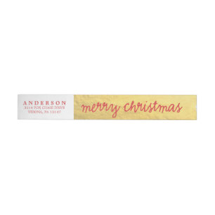 MERRY address wrap labels