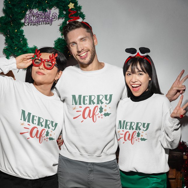 Merry af christmas sweatshirt (Merry af christmas sweatshirt
)