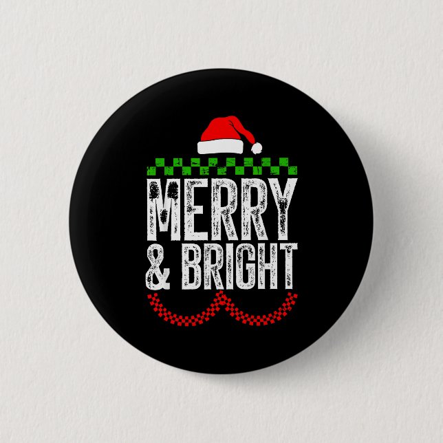 Merry &amp; Bright Moody &amp; Uptight Matching Co 6 Cm Round Badge (Front)