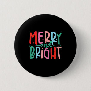 Merry &amp; Bright Moody &amp; Uptight Matching Co 6 Cm Round Badge