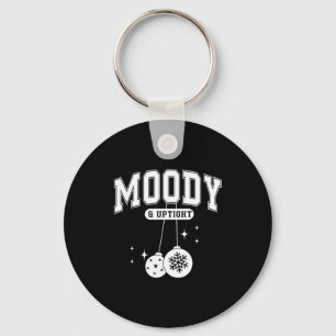 Merry &amp; Bright Moody &amp; Uptight Matching Co Key Ring