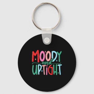 Merry & Bright Moody & Uptight Matching Co Key Ring