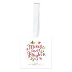Merry and Bright 3 Photo Christmas Ornament