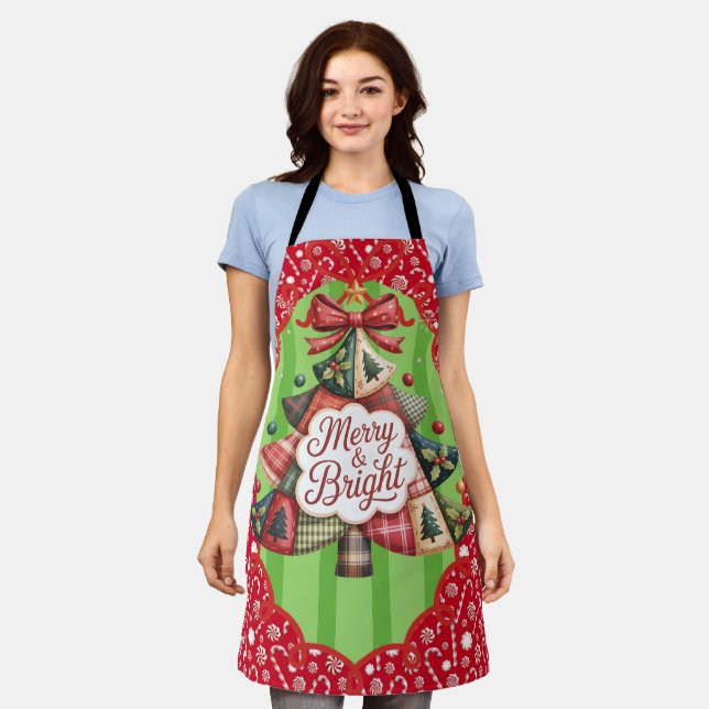 Merry And Bright  Apron (Worn)
