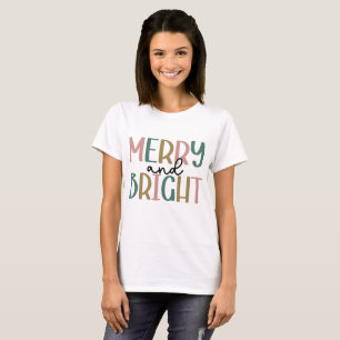Merry And Bright Boho  T-Shirt