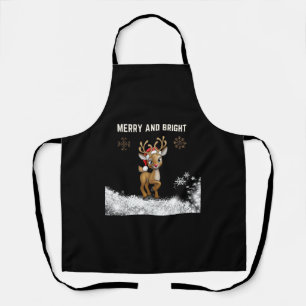Merry and Bright Christmas  Apron