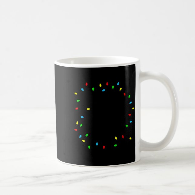 Merry And Bright Christmas Family Pajamas Matching Coffee Mug (Right)