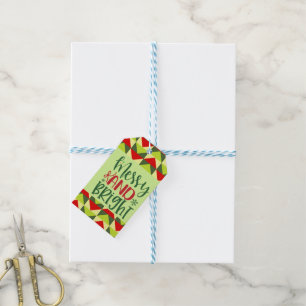 Merry and Bright Christmas Gift Tags