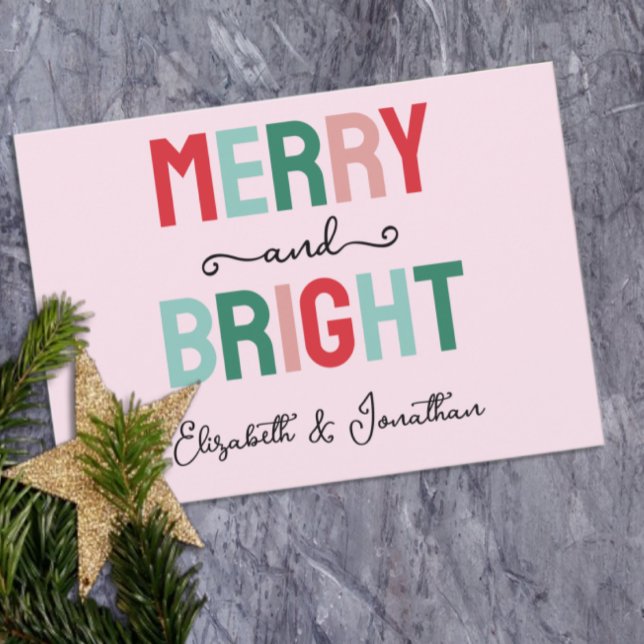 Merry and Bright Christmas Holiday Card (Creator Uploaded)