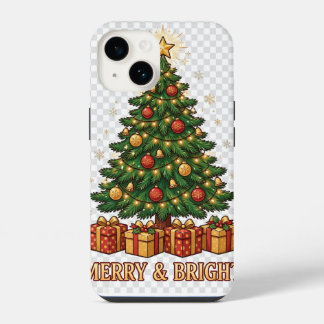 Merry and Bright Christmas iPhone Case