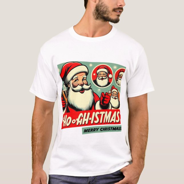 Merry and Bright Christmas T-Shirt (Front)