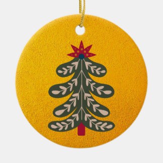 Merry and Bright Christmas themed  Ceramic Tree Decoration