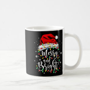 Merry And Bright Christmas Women Girls Cute Merry Coffee Mug