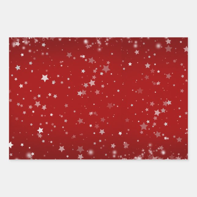 Merry and Bright Christmas Wrapping Paper Sheet (Front)