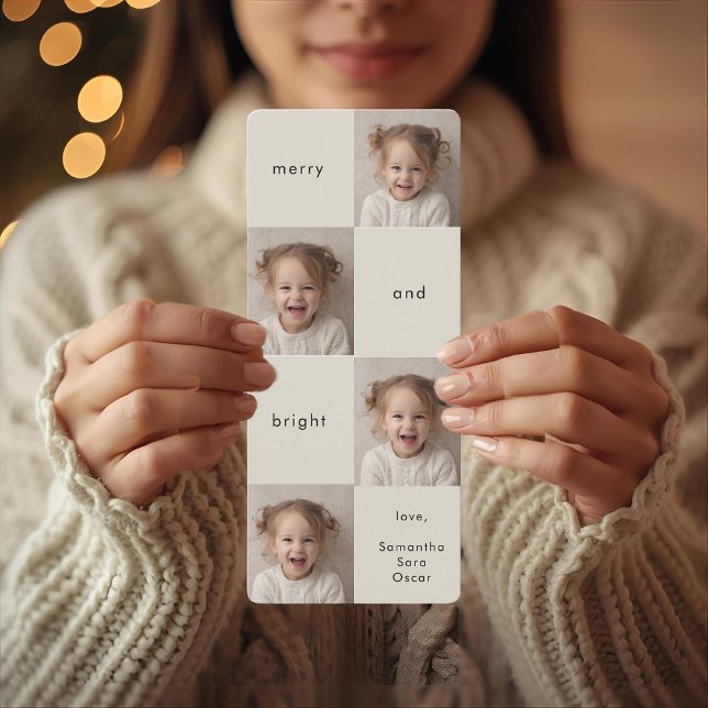 Merry and Bright Collage Photo Christmas (Creator Uploaded)