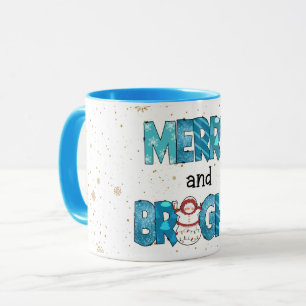 Merry And Bright Customise Mug