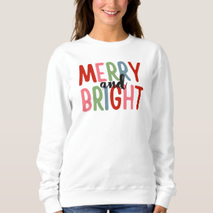 Merry and Bright Family Christmas Shirt Design
