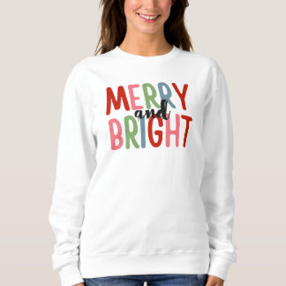 Merry and Bright Family Christmas Shirt Design