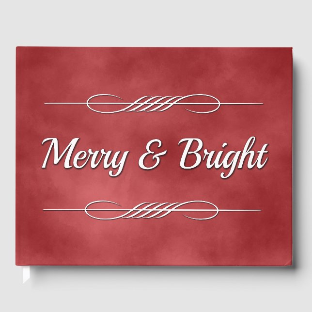 Merry and Bright Guest Book (Front)