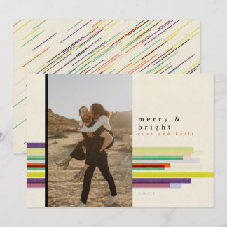 Merry and Bright Holiday Card
