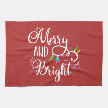 merry and bright holiday lights