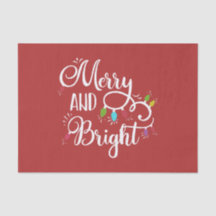 merry and bright holiday lights