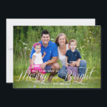 Merry and Bright | Holiday Photo Card<br><div class="desc">Send out this "Merry and Bright" photo card for the holiday. 


com</div>