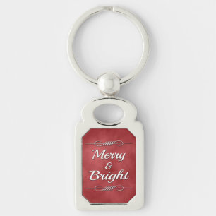 Merry and Bright Key Ring